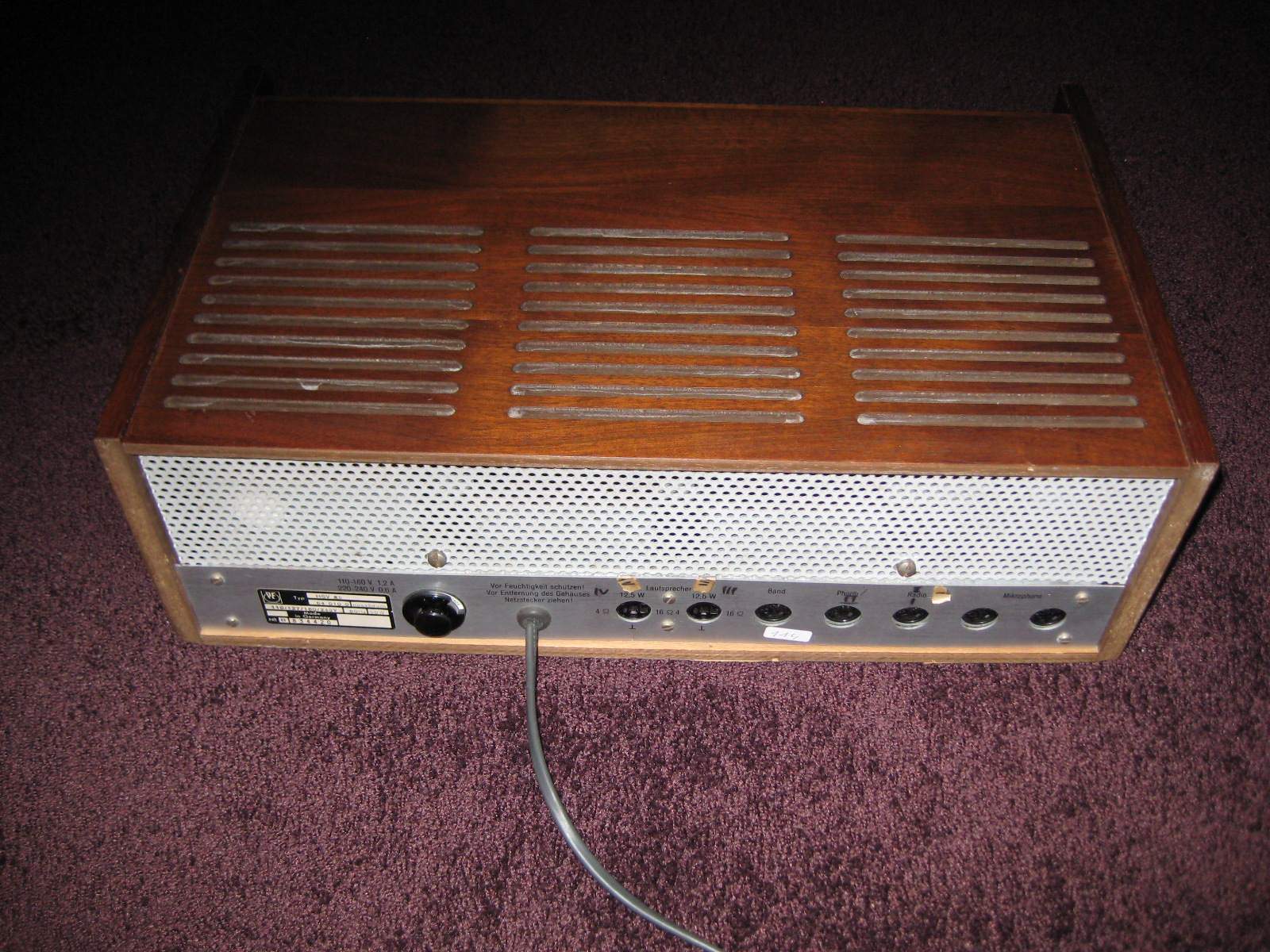 Perpetuum Ebner PE HSV25 HSV 25 EL86 ECC83 Rhrenverstrker tube amp