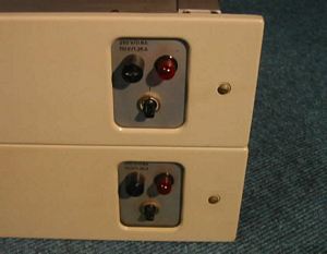 Klangfilm Siemens Eurodyn 6SELA 100V Rack amplifier solid state transistorized transistor 2N3055 C-72392-A262-A7