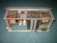 Klangfilm Siemens Eurodyn 6SELA 100V Rack amplifier solid state transistorized transistor 2N3055 C-72392-A262-A7