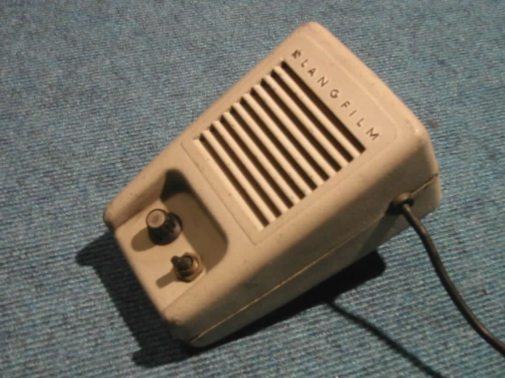 Klangfilm Siemens drive in cinema speaker Autokino Lautsprecher