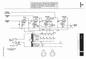 Siemens Klangfilm RIAA EL12amp Eurody rack design style Phono preamp