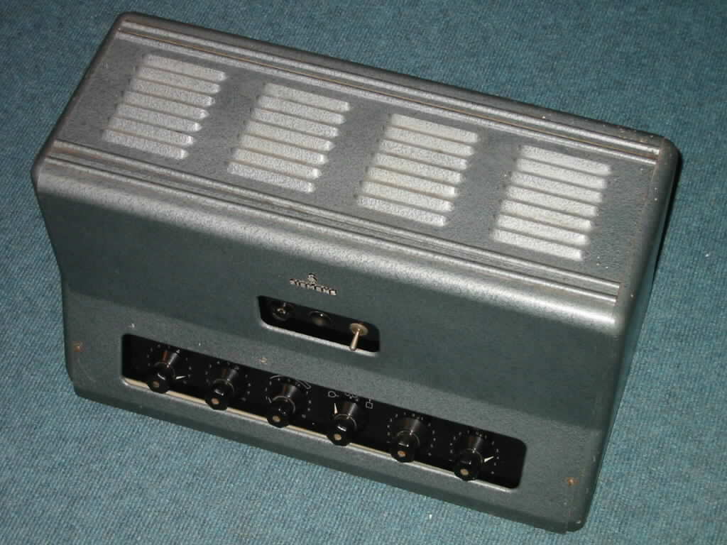 Klangfilm Siemens Eurodyn 6SELA 100V Rack amplifier tube preamp