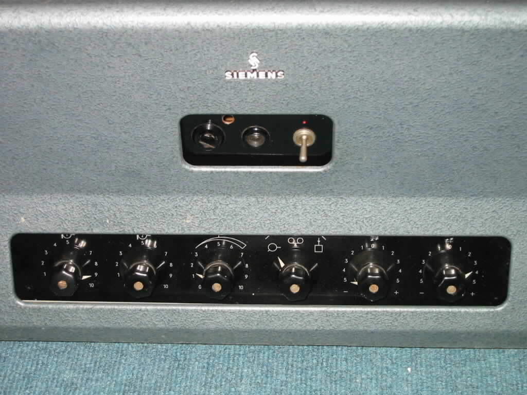 Klangfilm Siemens Eurodyn 6SELA 100V Rack amplifier tube preamp