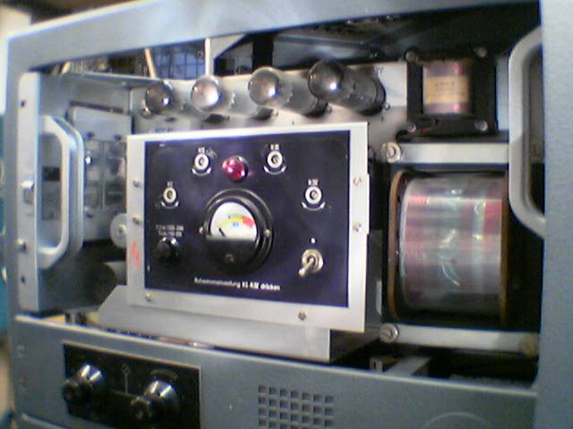 Klangfilm Siemens Eurodyn 6SELA 100V Rack amplifier tube preamp