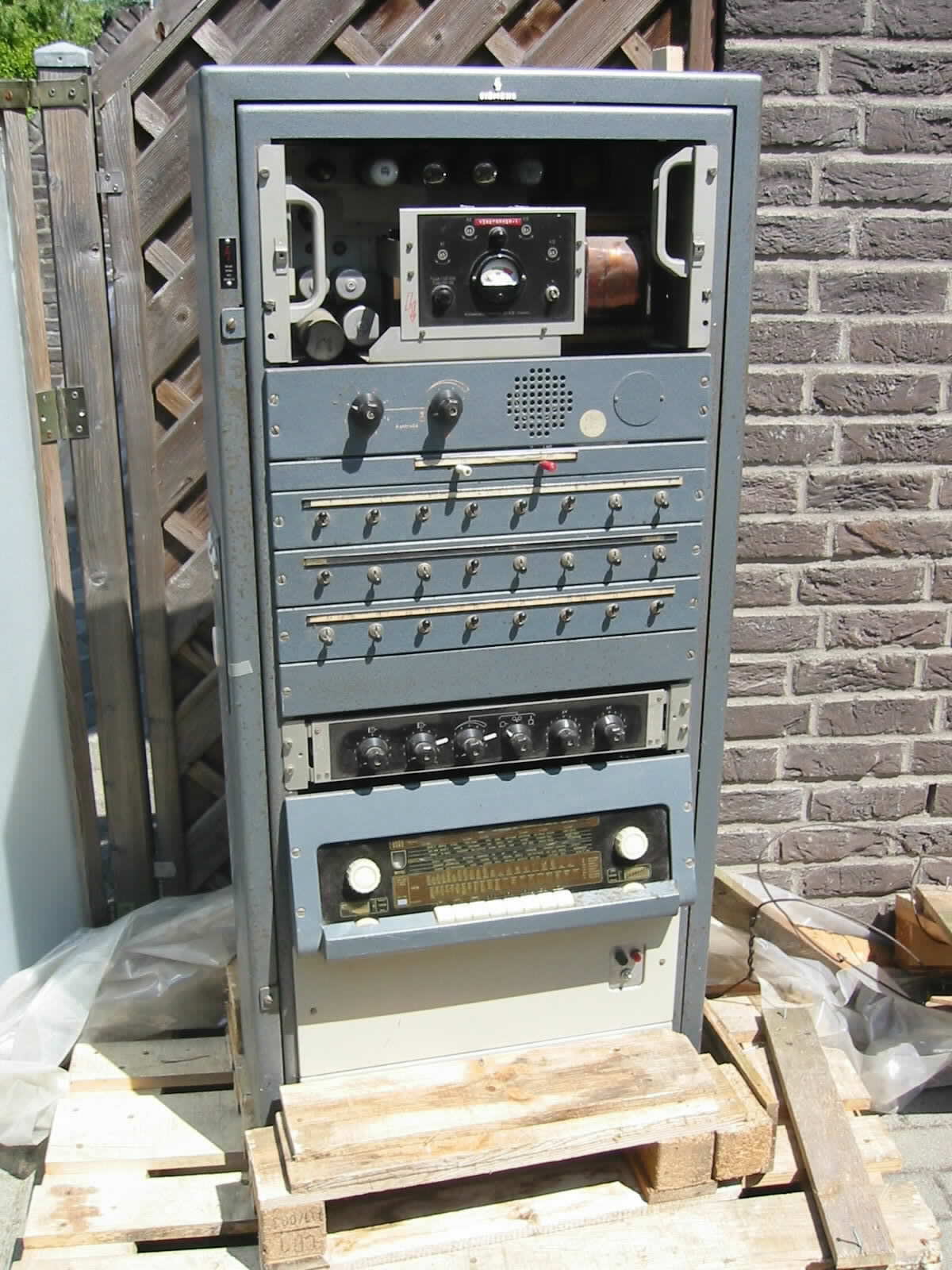 Klangfilm Siemens Eurodyn 6SELA 100V Rack amplifier tube preamp