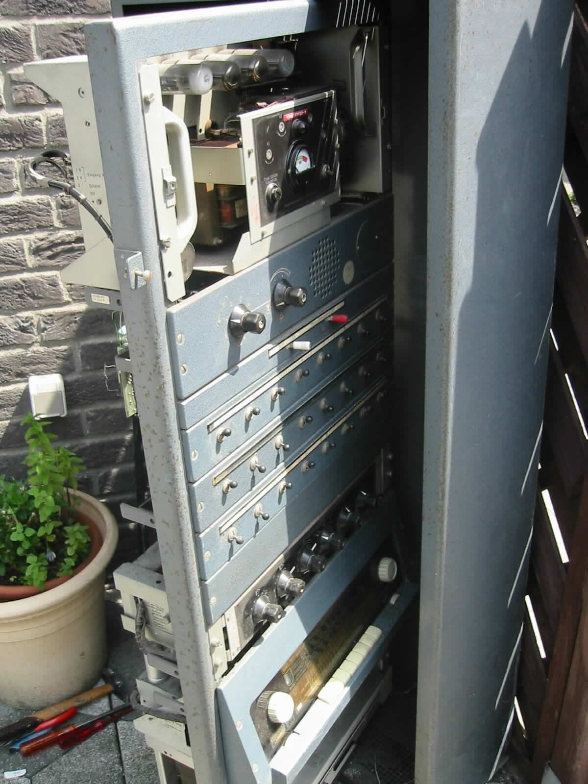 Klangfilm Siemens Eurodyn 6SELA 100V Rack amplifier tube preamp