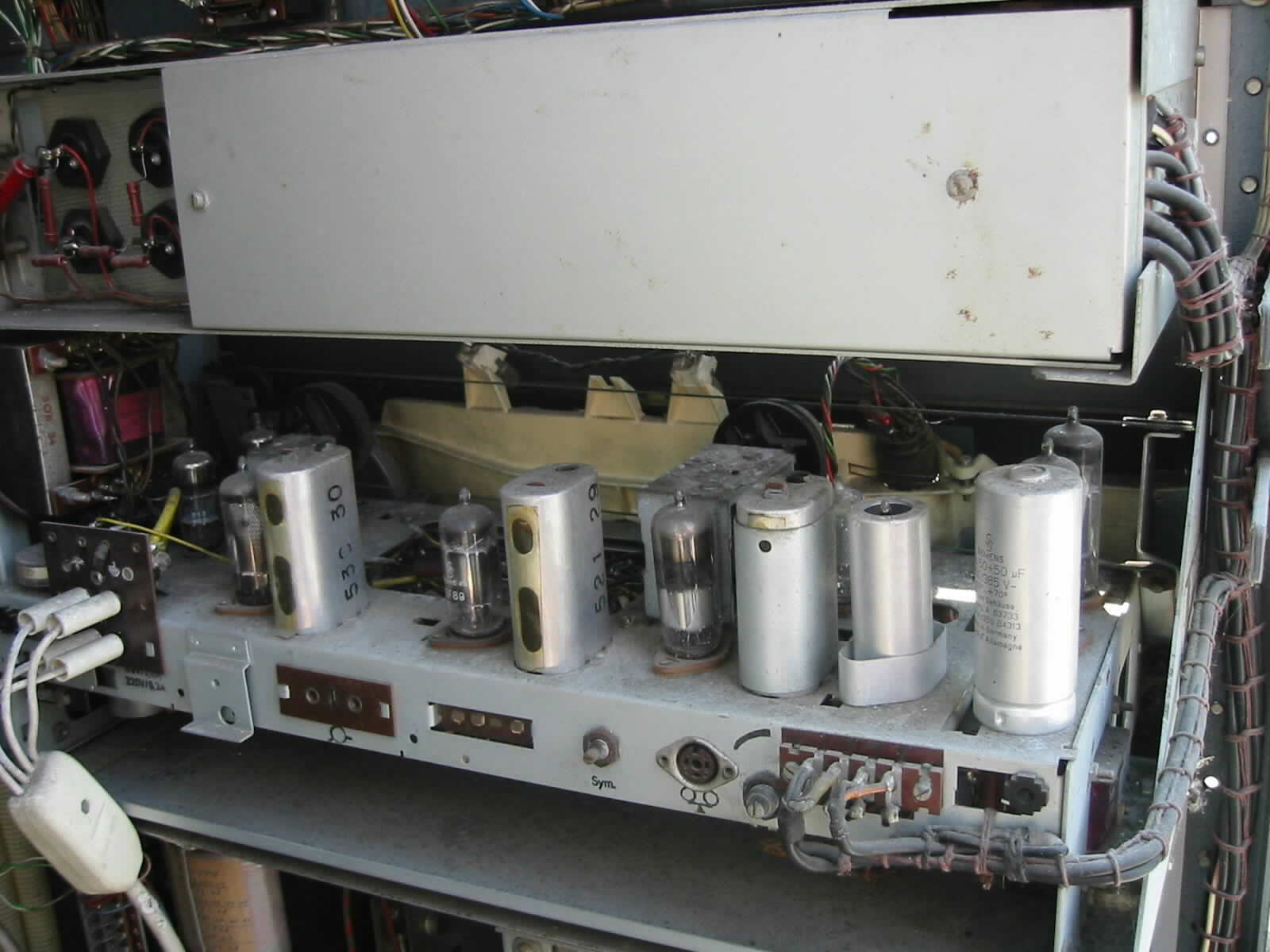 Klangfilm Siemens Eurodyn 6SELA 100V Rack amplifier tube preamp