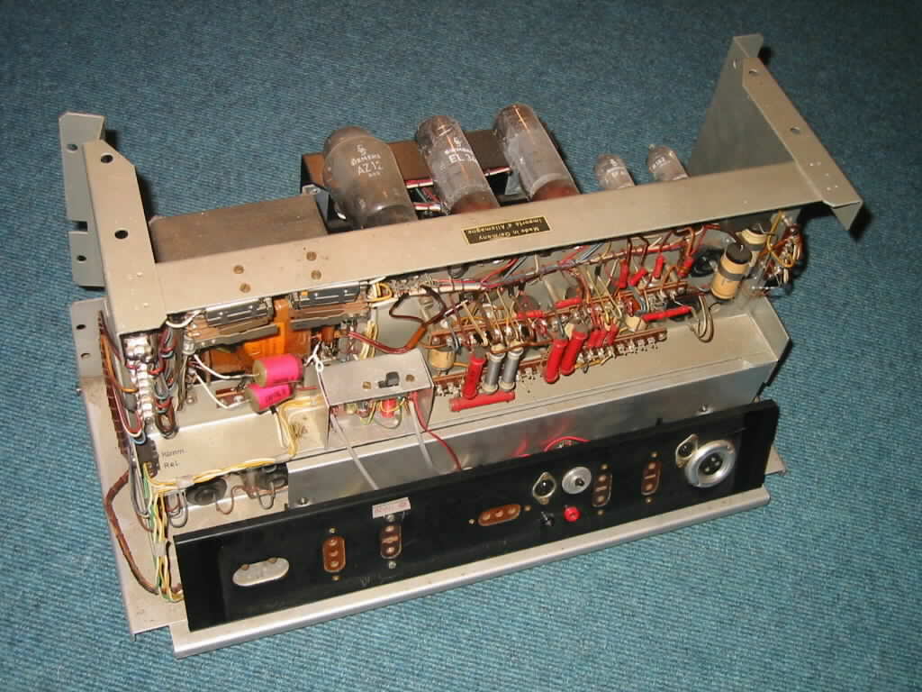 Klangfilm Siemens Eurodyn 6SELA 100V Rack amplifier tube preamp