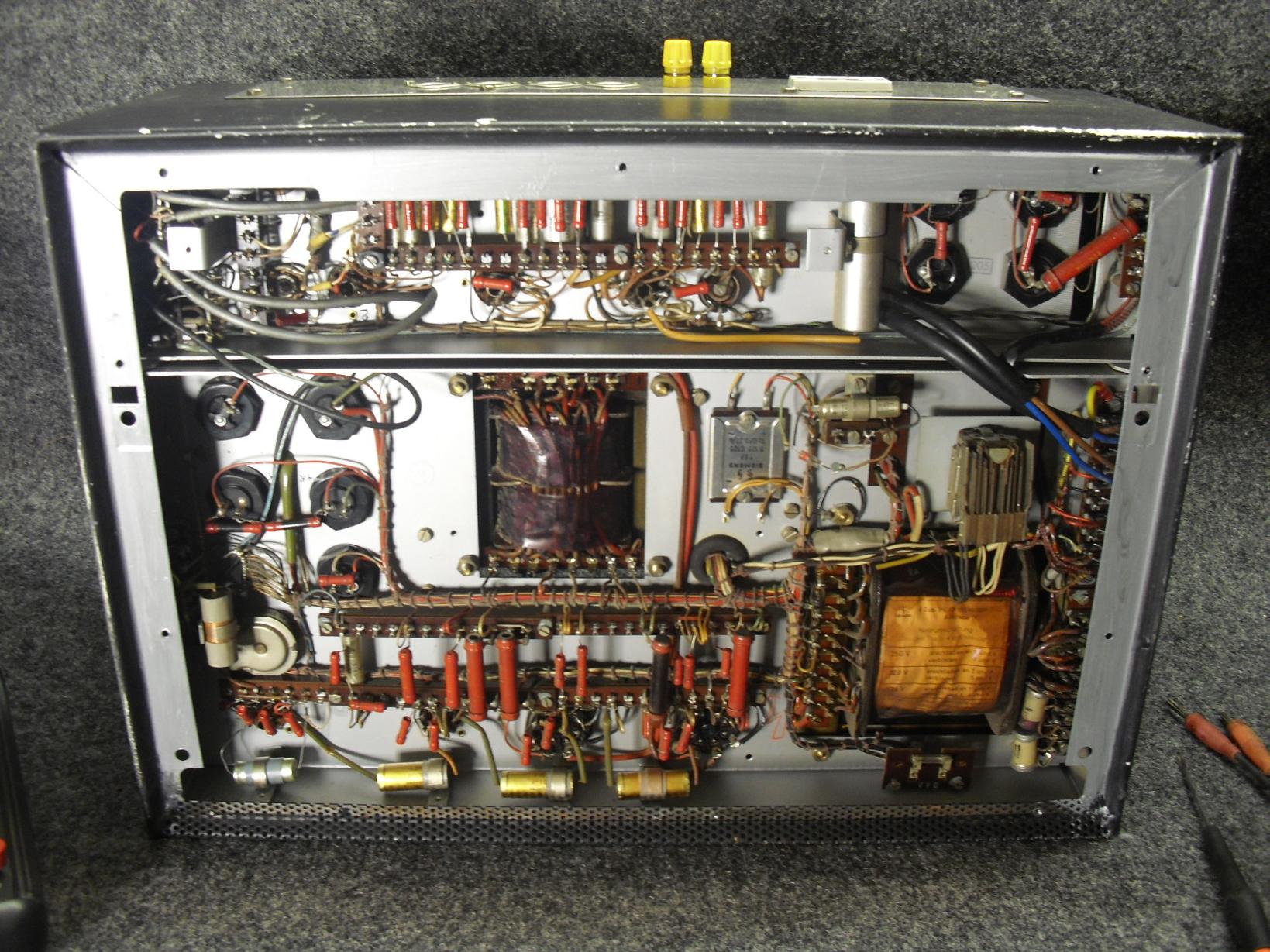 Klangfilm Siemens Eurodyn 6SELA 100V Rack amplifier tube preamp