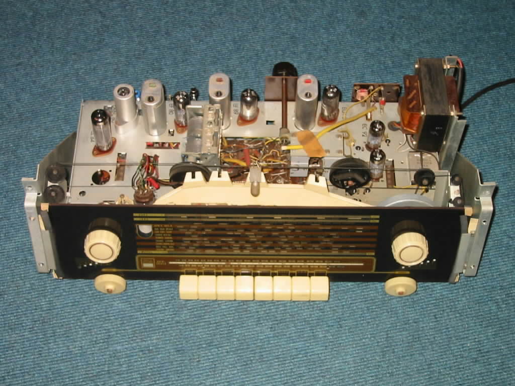 Klangfilm Siemens Eurodyn 6SELA 100V Rack amplifier tube tuner radio receiver