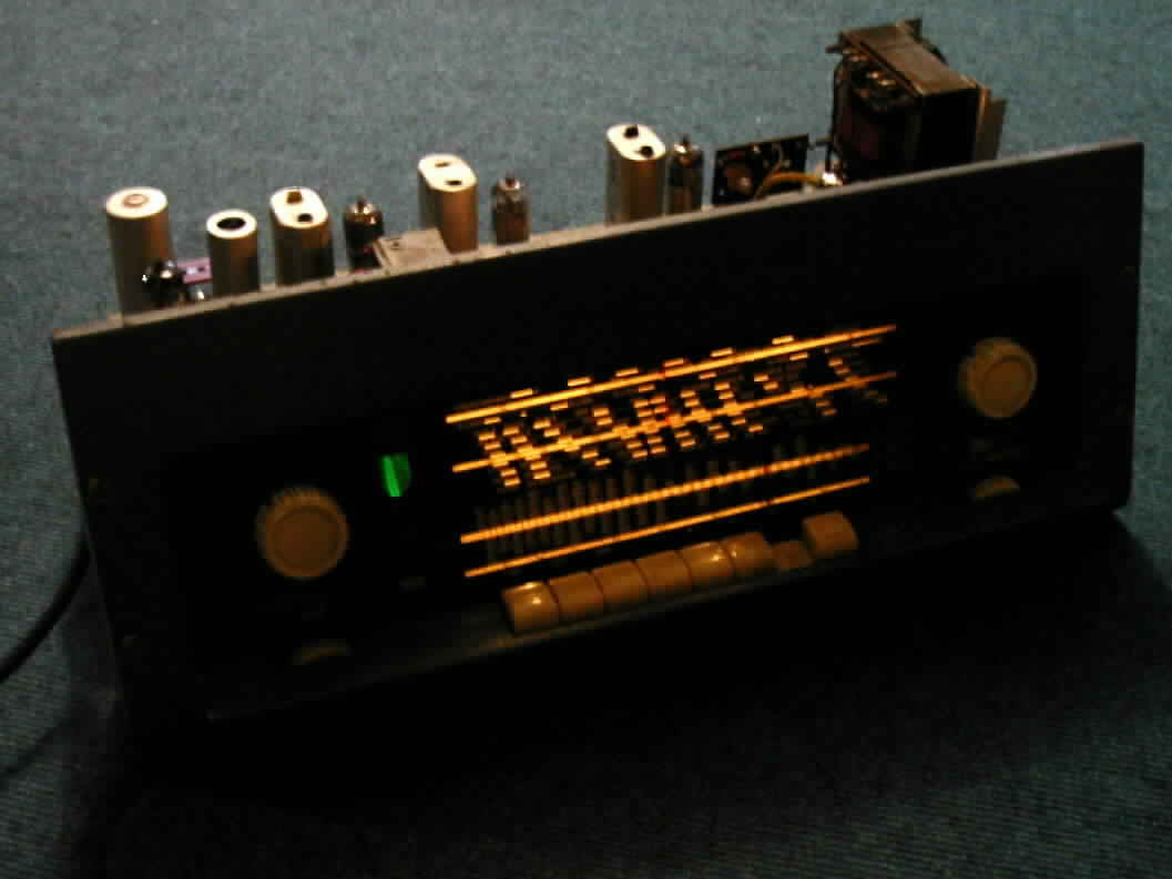 Klangfilm Siemens Eurodyn 6SELA 100V Rack amplifier tube tuner radio receiver