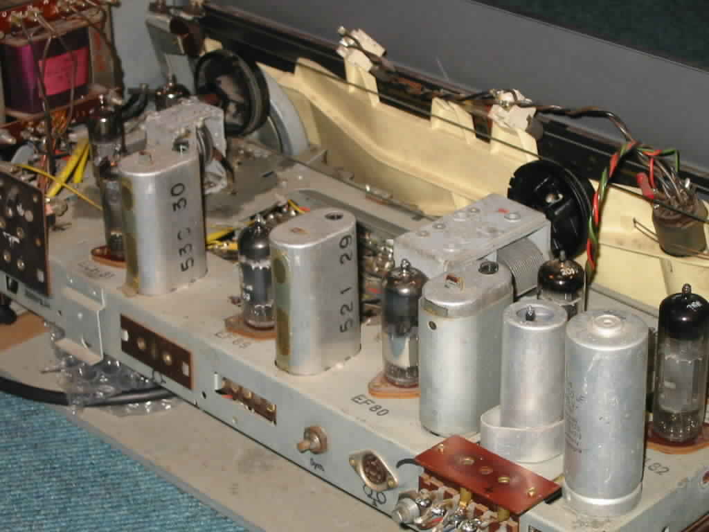 Klangfilm Siemens Eurodyn 6SELA 100V Rack amplifier tube tuner radio receiver