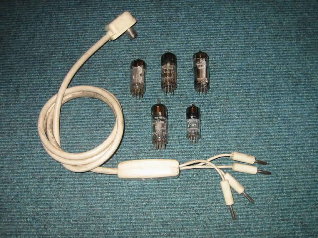 Klangfilm Siemens Eurodyn 6SELA 100V Rack amplifier tube tuner radio receiver