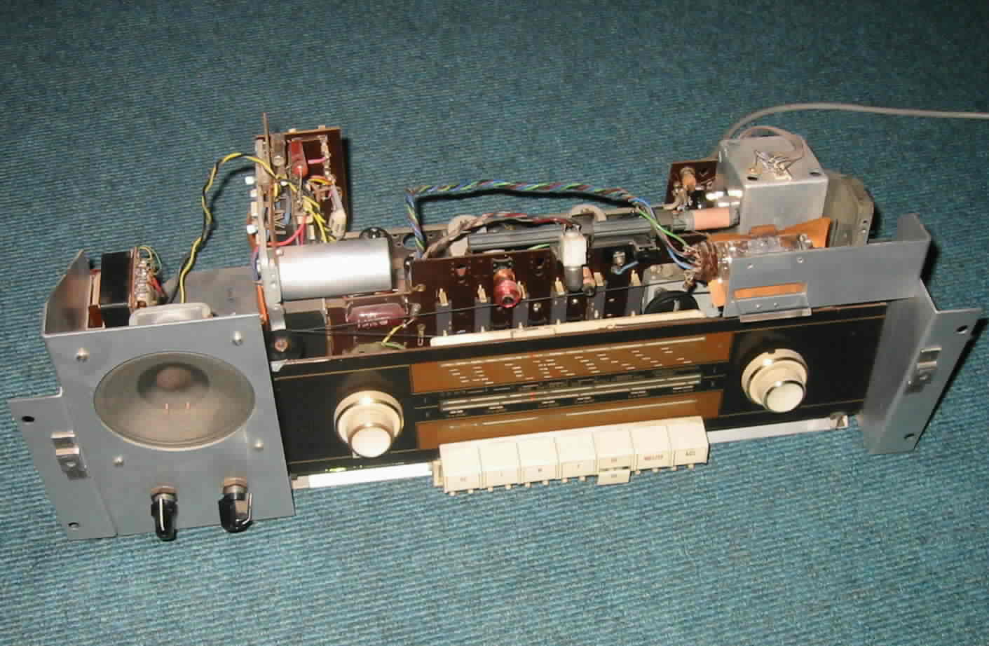 Klangfilm Siemens Eurodyn 6SELA 100V Rack amplifier tube tuner radio receiver