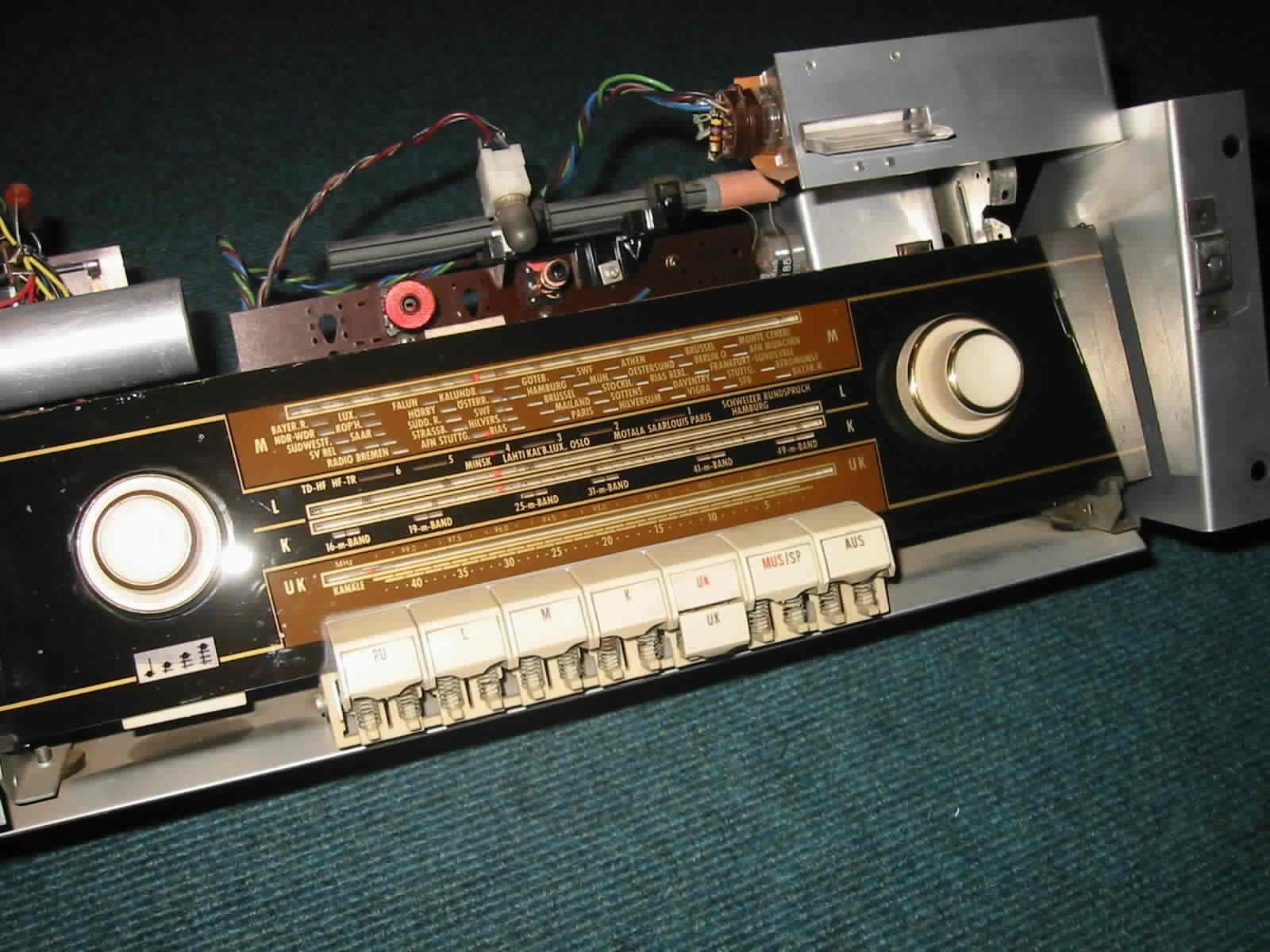 Klangfilm Siemens Eurodyn 6SELA 100V Rack amplifier tube tuner radio receiver