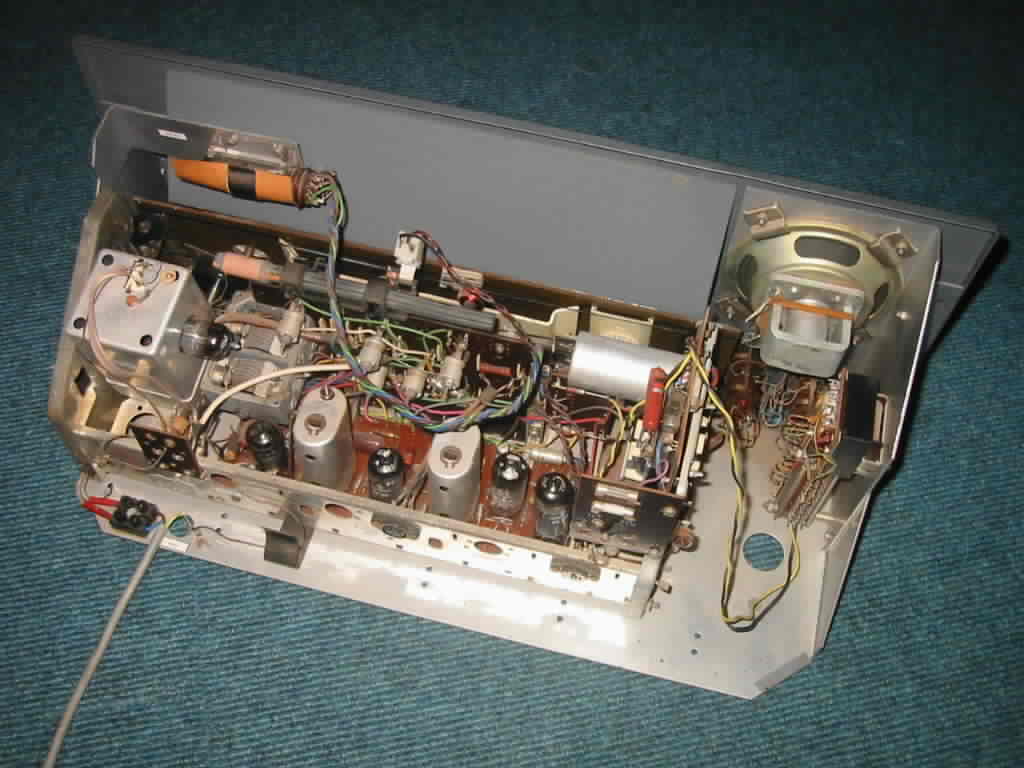 Klangfilm Siemens Eurodyn 6SELA 100V Rack amplifier tube tuner radio receiver