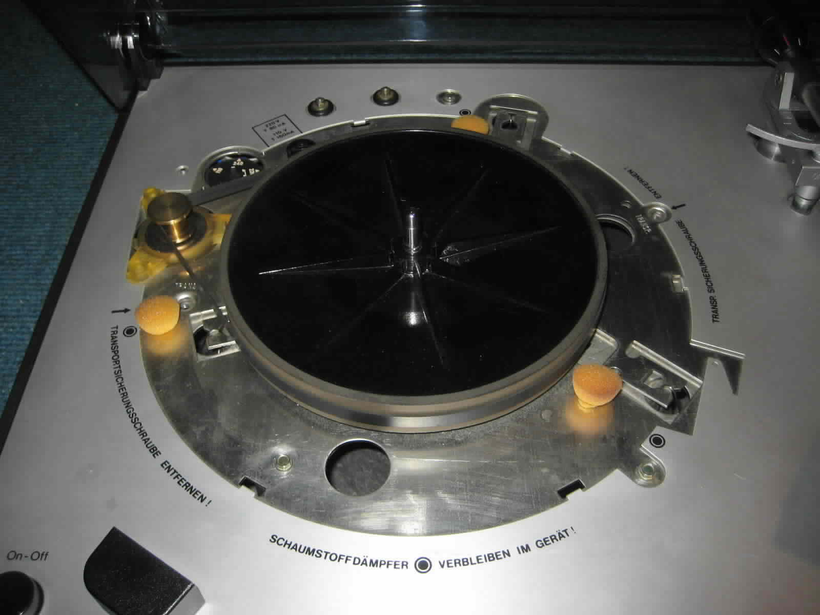 Telefunken S500 S600 turn table plattenspieler Laufwerk Ortofon tone arm tonarm