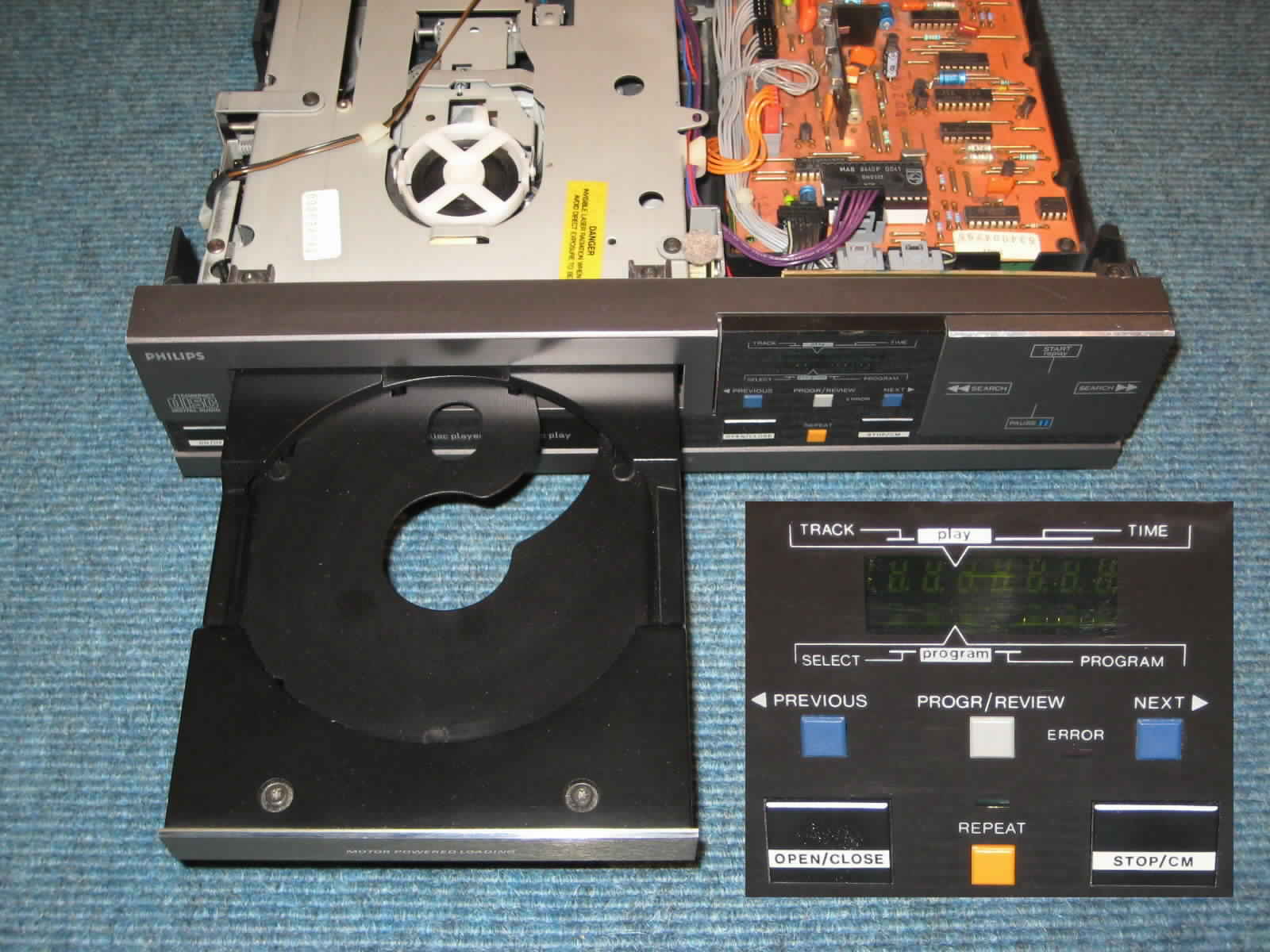 Philips CD100 CD200 CD101 CD 104 CD204 CD304 CD 100 104 nos non oversampling mod modification SAA7030 TDA1540