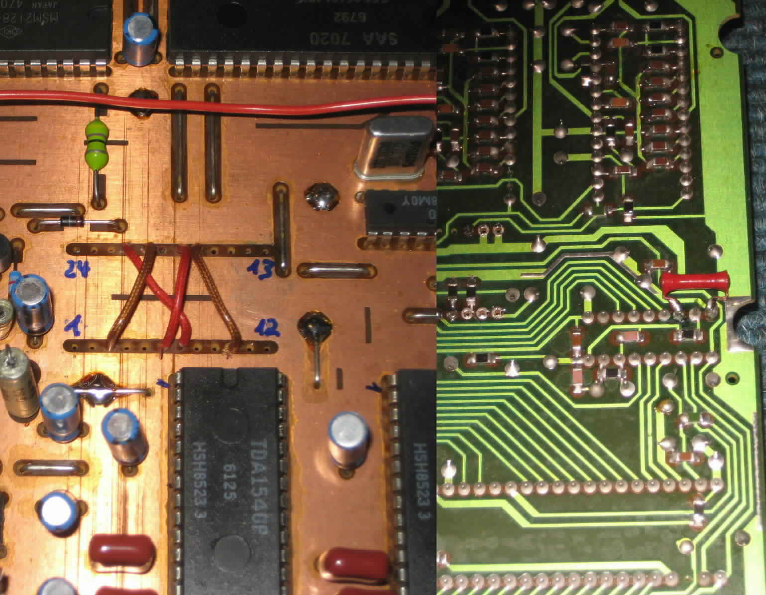 Philips CD100 CD200 CD101 CD 104 CD204 CD304 CD 100 104 nos non oversampling mod modification SAA7030 TDA1540