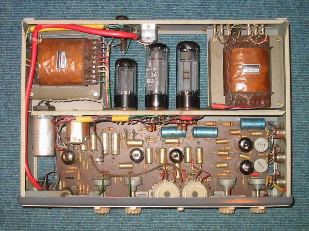 Dynacord Eminent EL34 6CA7 EL 34 tube amplifier Rhrenverstrker Endstufe valve tubeamp amplificateur lampes amplificador valvula buizen schaltplan schematic circuit diagram repair