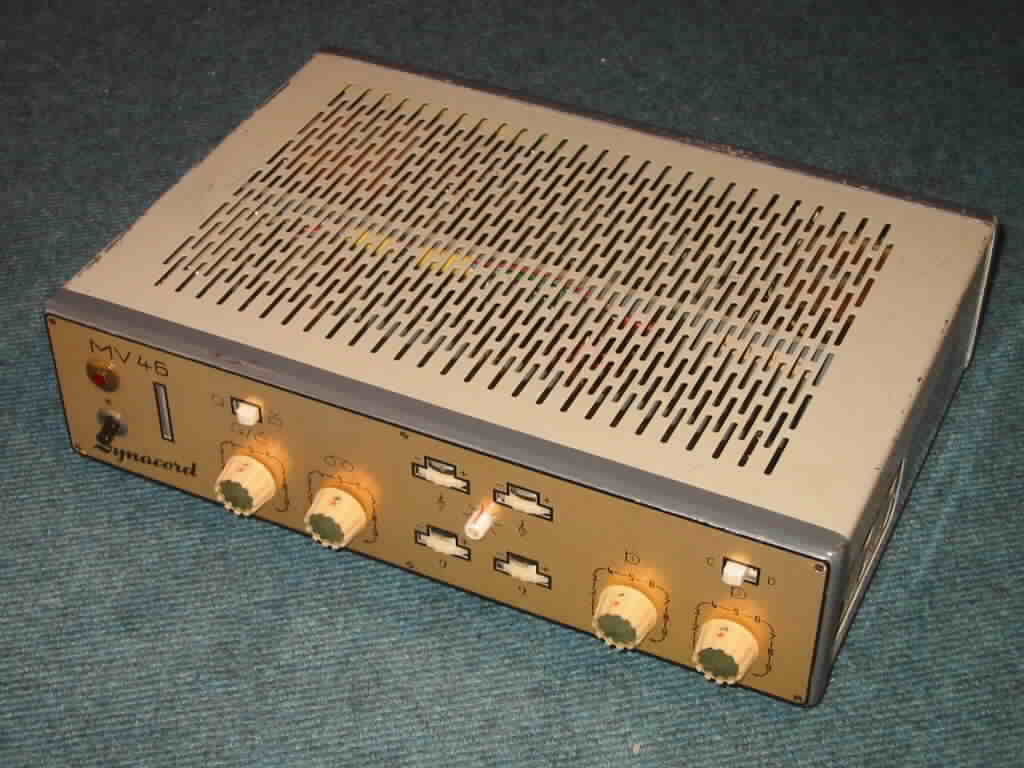 Dynacord MV46 EL34 6CA7 EL 34 tube amplifier Rhrenverstrker Endstufe valve tubeamp amplificateur lampes amplificador valvula buizen schaltplan schematic circuit diagram repair