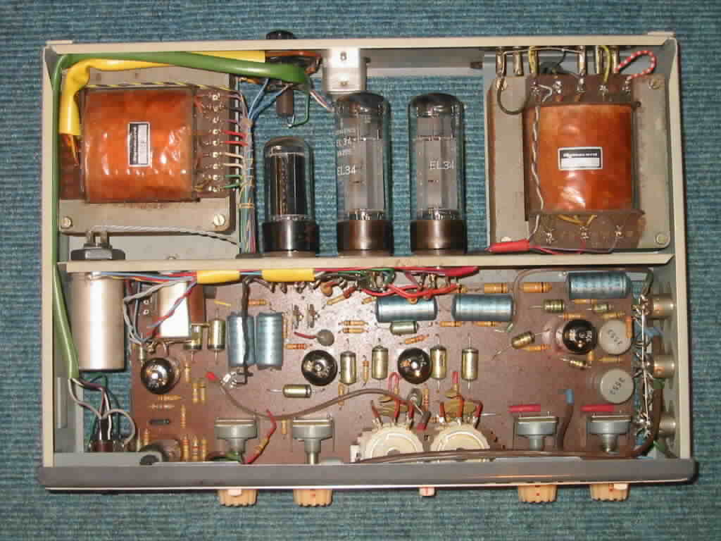 Dynacord MV46 EL34 6CA7 EL 34 tube amplifier Rhrenverstrker Endstufe valve tubeamp amplificateur lampes amplificador valvula buizen schaltplan schematic circuit diagram repair